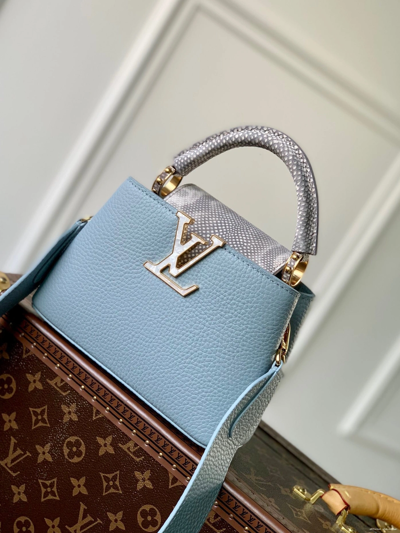 Official oldcobbler CAPUCINES MINI VUITTON LOUIS 0708